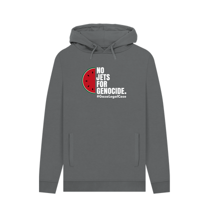 Slate Grey Printed Hoody Front