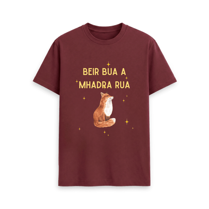 Red Wine Printed T-shirt Front