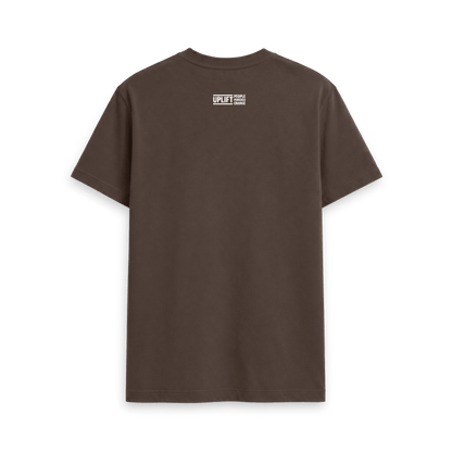 Chocolate Printed T-shirt Back