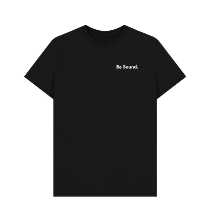 Black Printed T-shirt Front