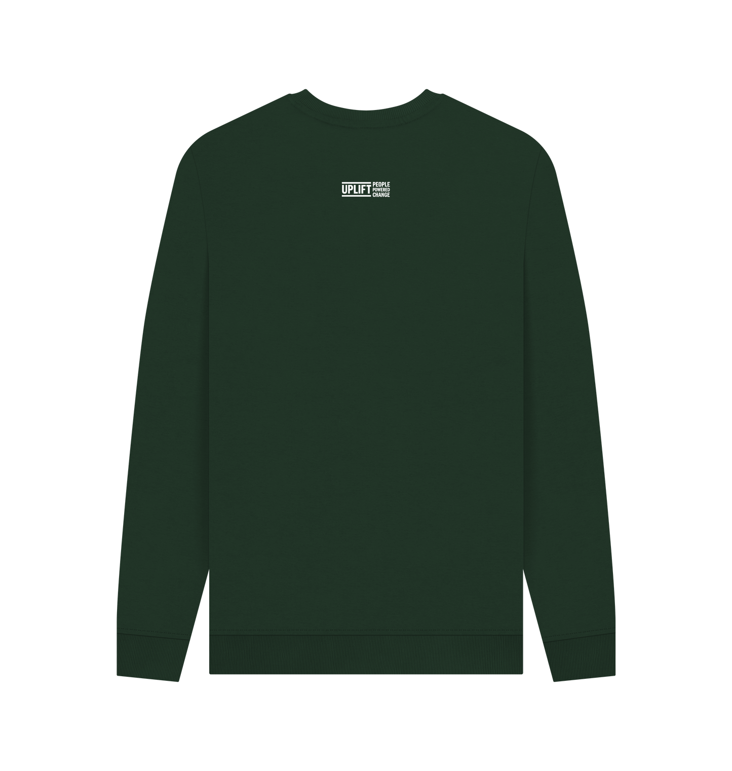 Evergreen Printed Sweater Back