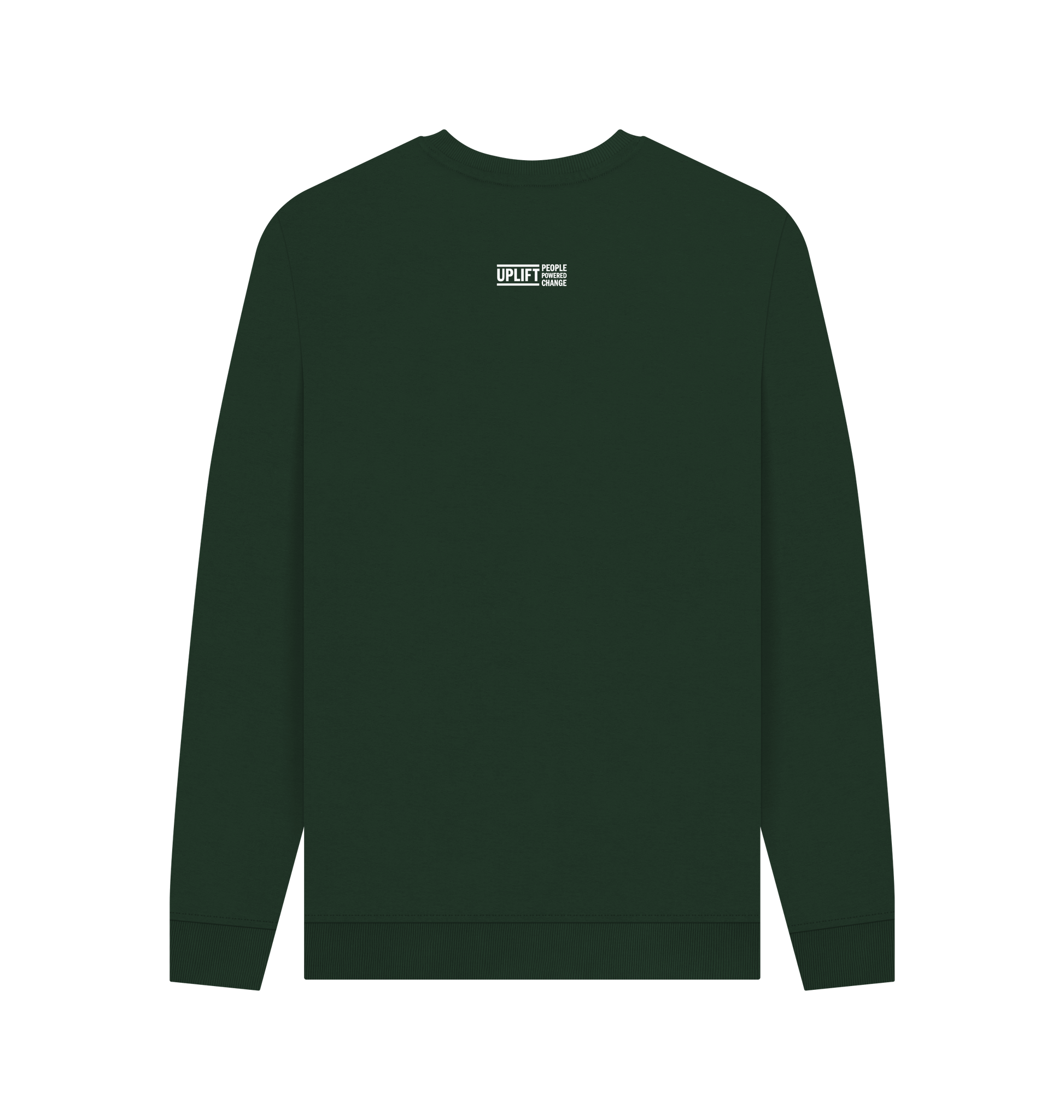 Evergreen Printed Sweater Back