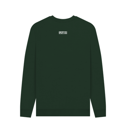 Evergreen Printed Sweater Back