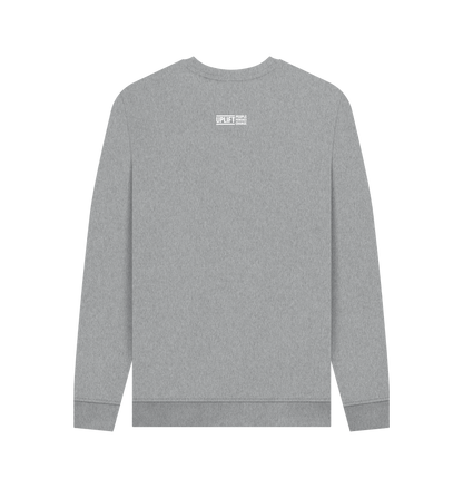 Light Heather Printed Sweater Back