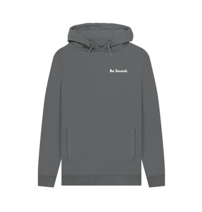 Slate Grey Printed Hoody Front
