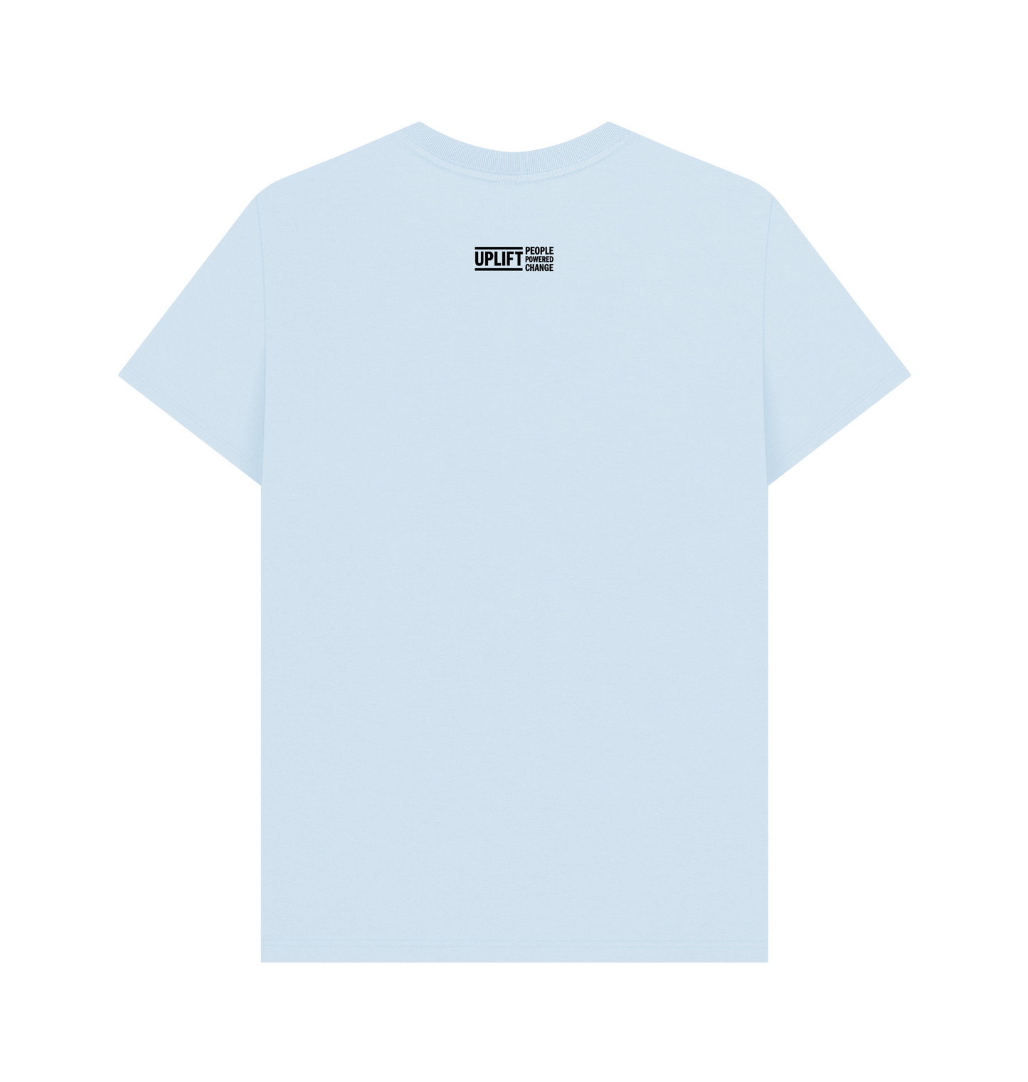 Sky Blue Printed T-shirt Back