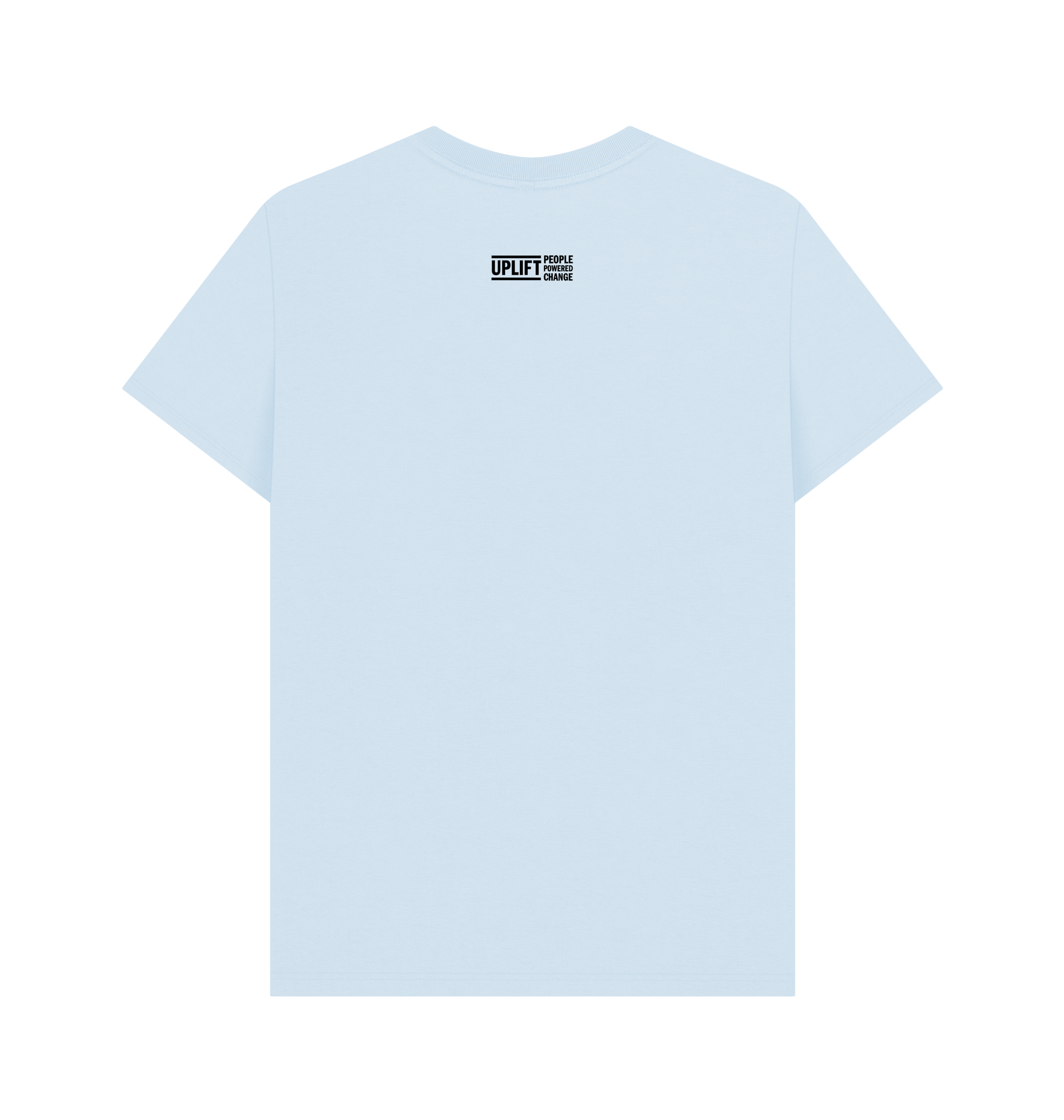 Sky Blue Printed T-shirt Back