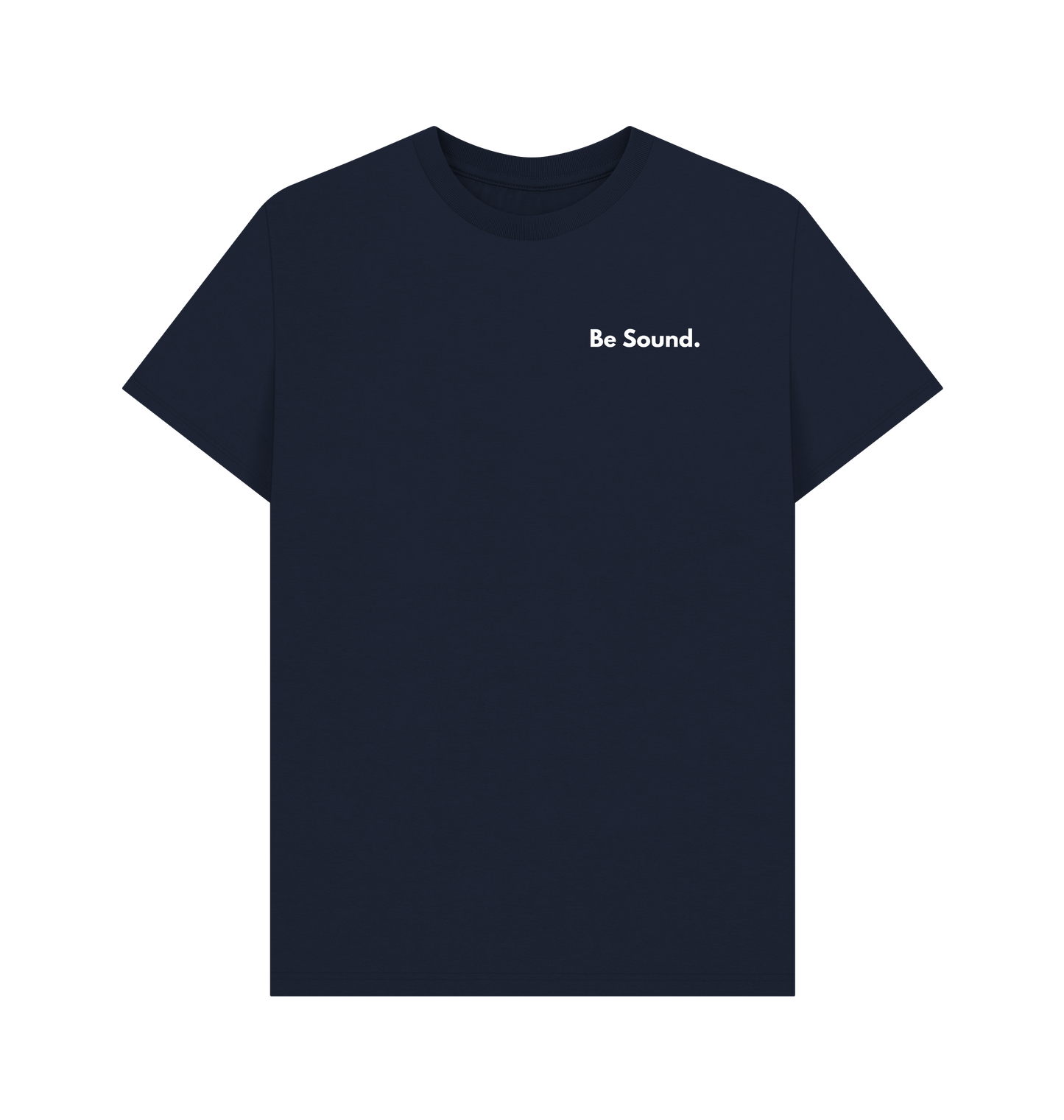 Navy Blue Printed T-shirt Front