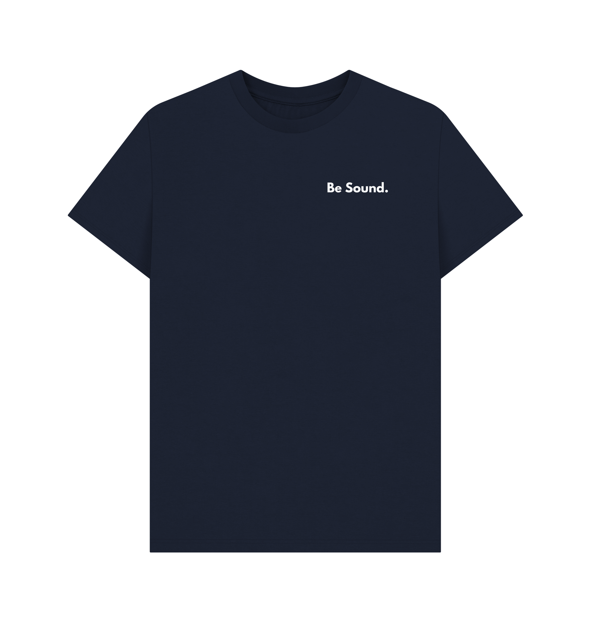 Navy Blue Printed T-shirt Front