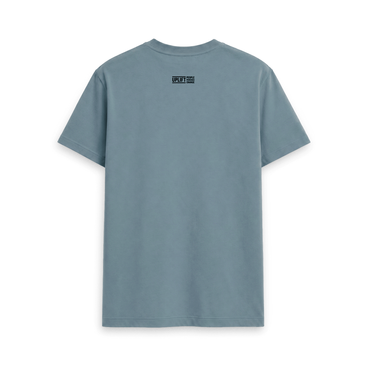 Stone Blue Printed T-shirt Back