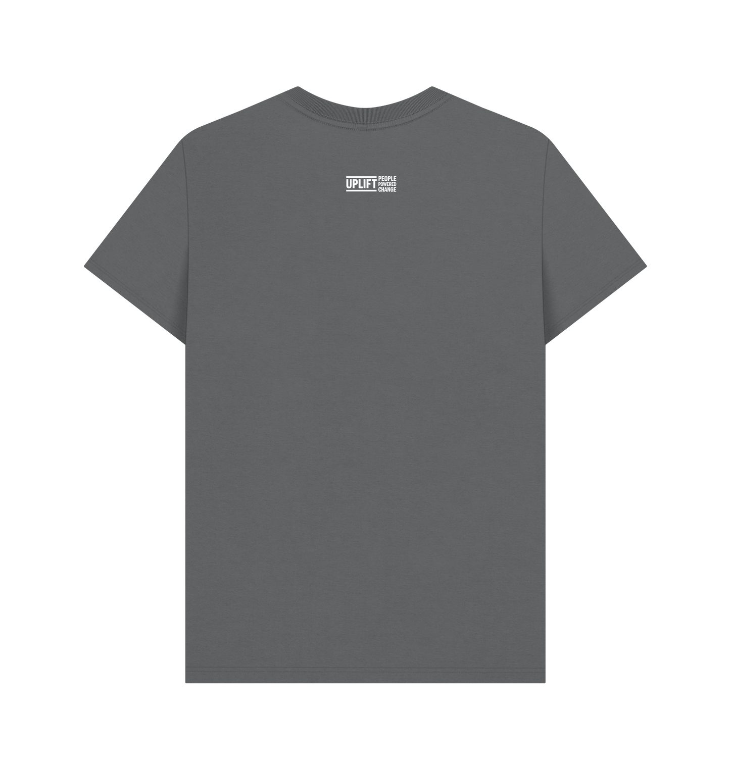 Slate Grey Printed T-shirt Back