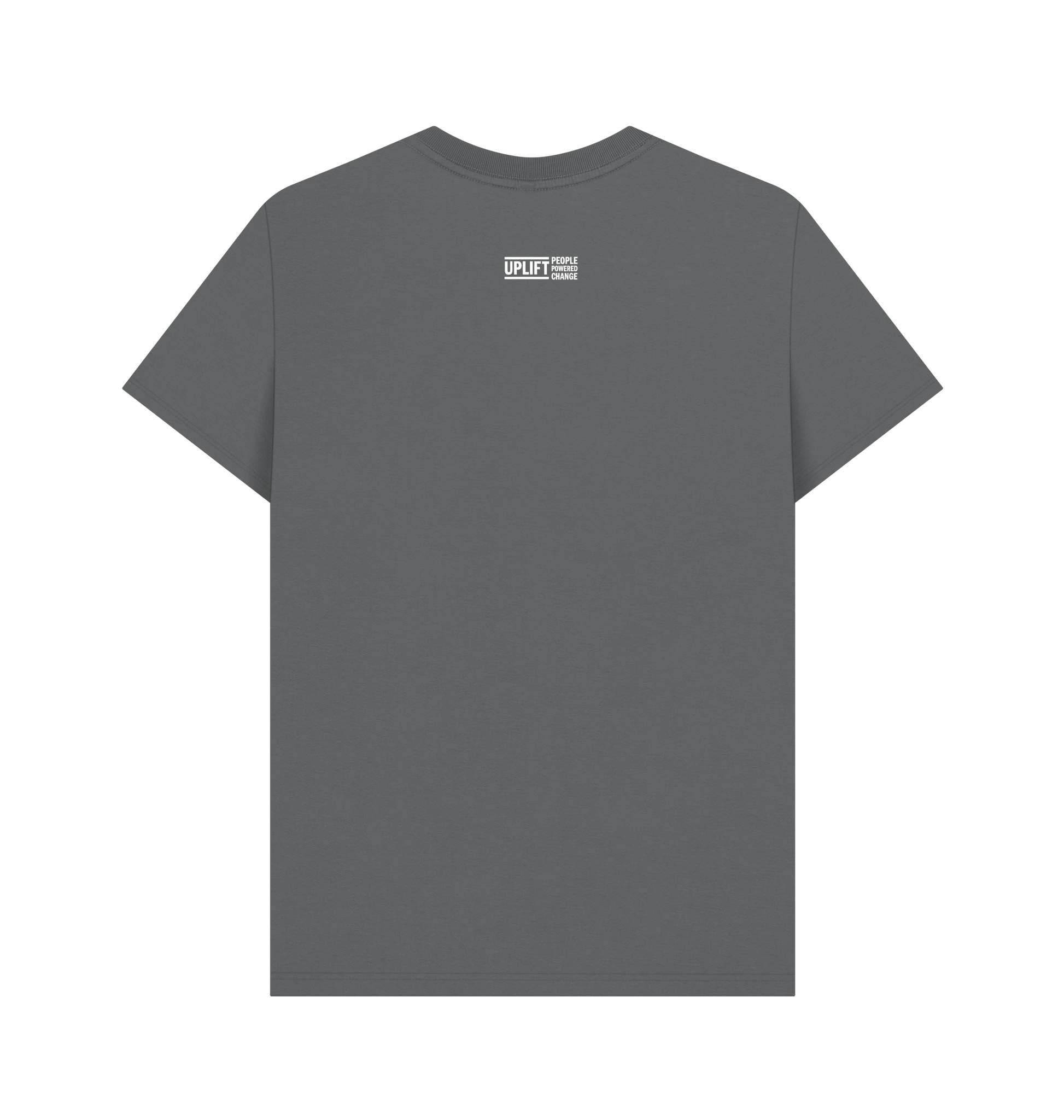 Slate Grey Printed T-shirt Back