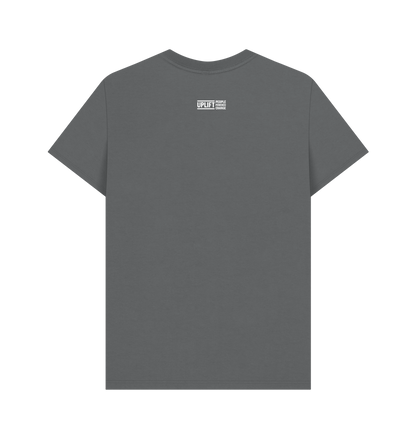 Slate Grey Printed T-shirt Back