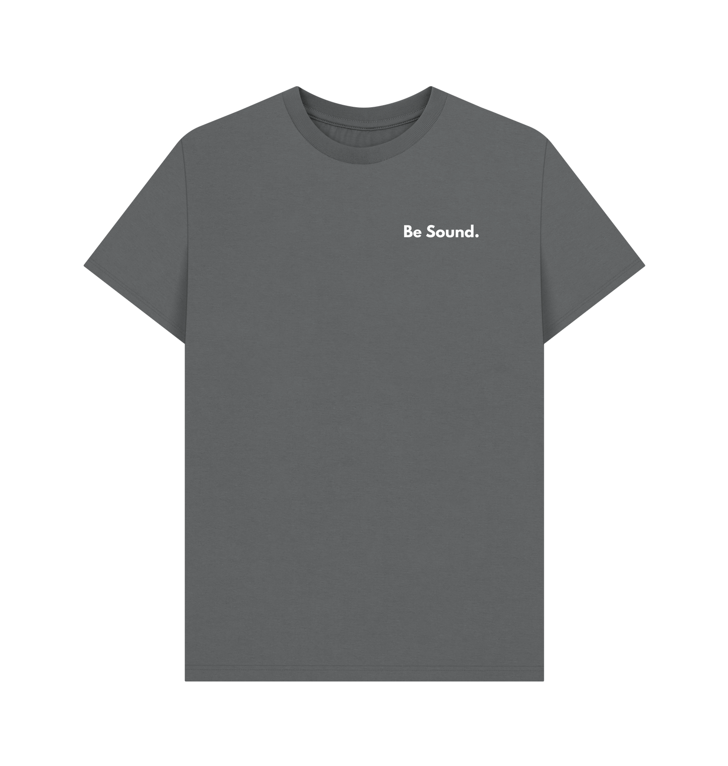 Slate Grey Printed T-shirt Front