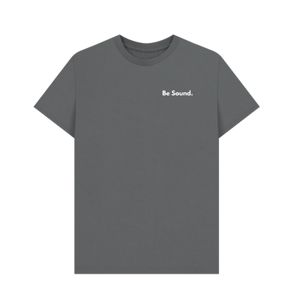 Slate Grey Printed T-shirt Front
