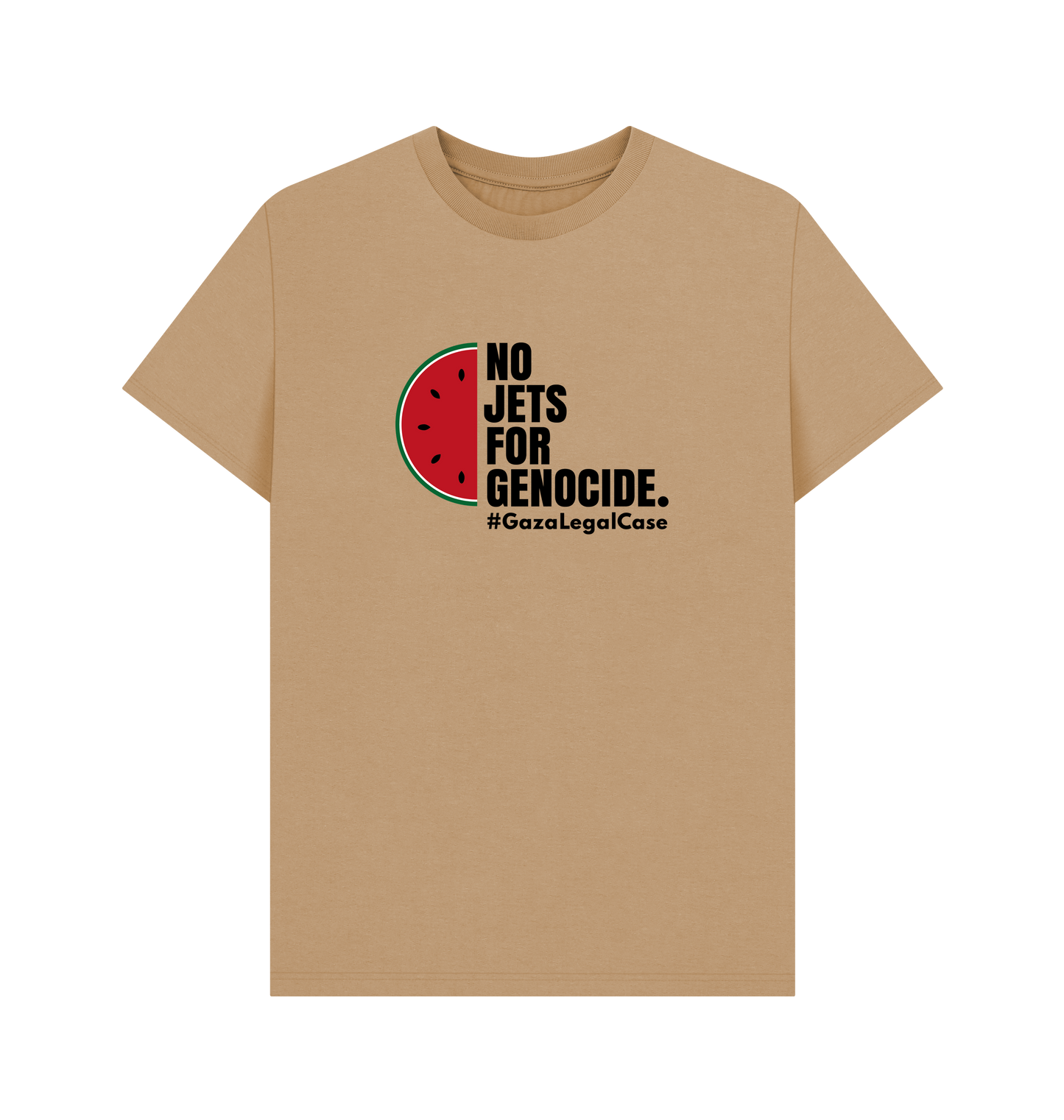 Sand Printed T-shirt Front