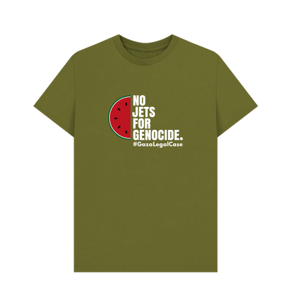 Moss Green Printed T-shirt Front