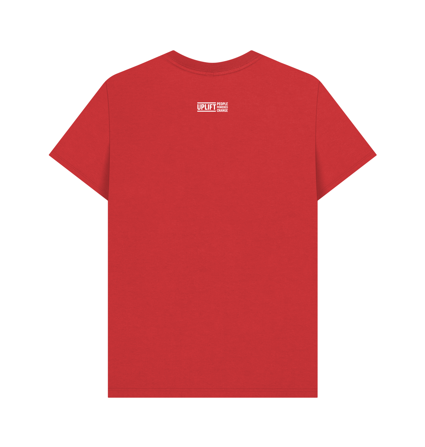 Red Printed T-shirt Back