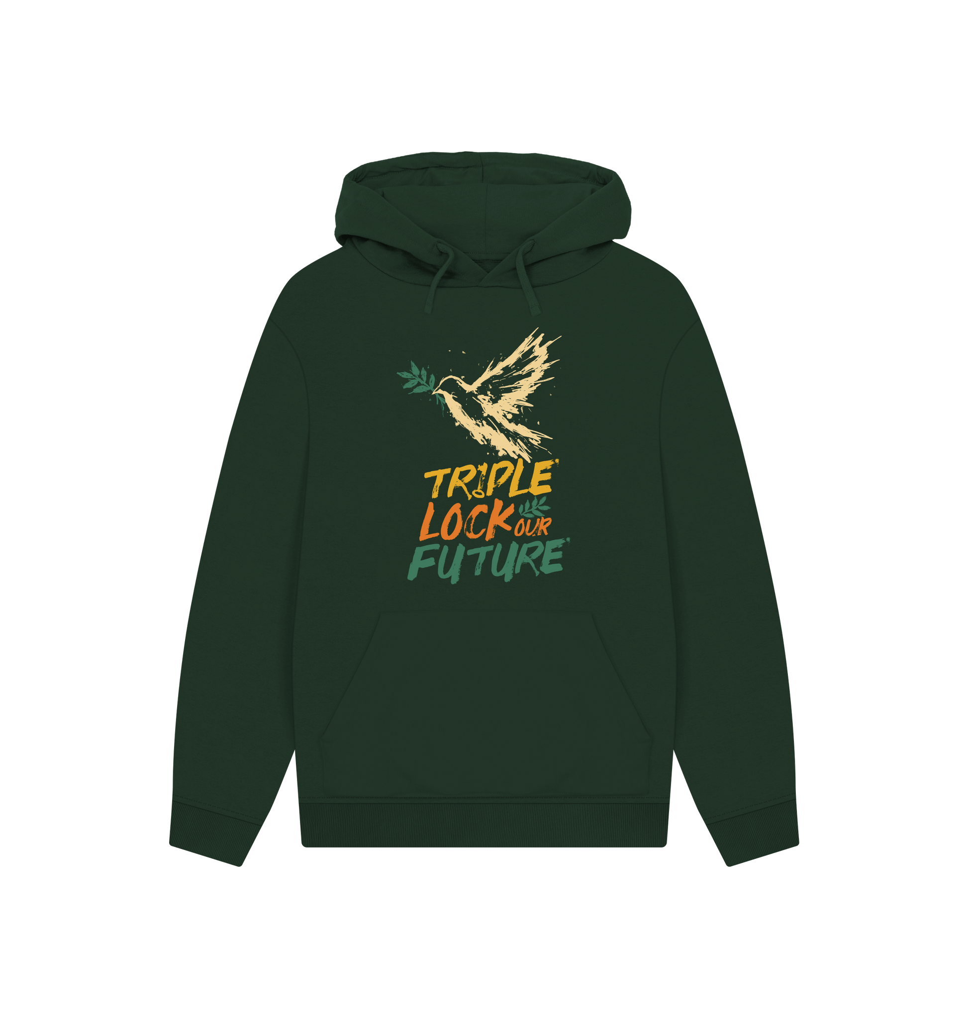 Evergreen Printed Hoody Front