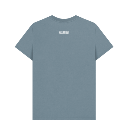 Stone Blue Printed T-shirt Back