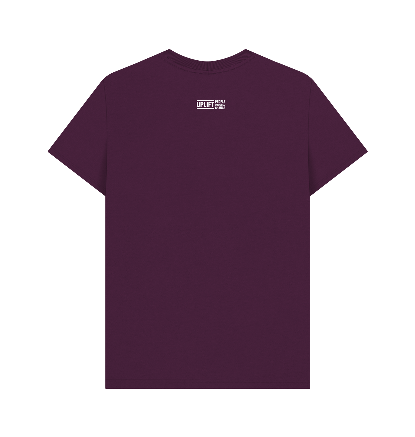 Purple Printed T-shirt Back