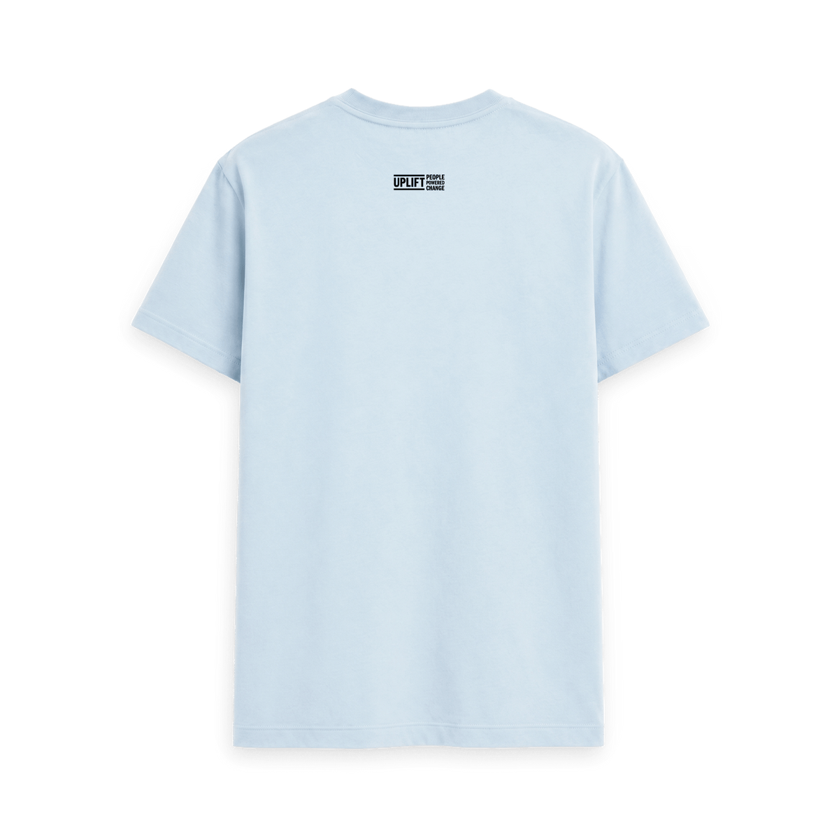 Sky Blue Printed T-shirt Back
