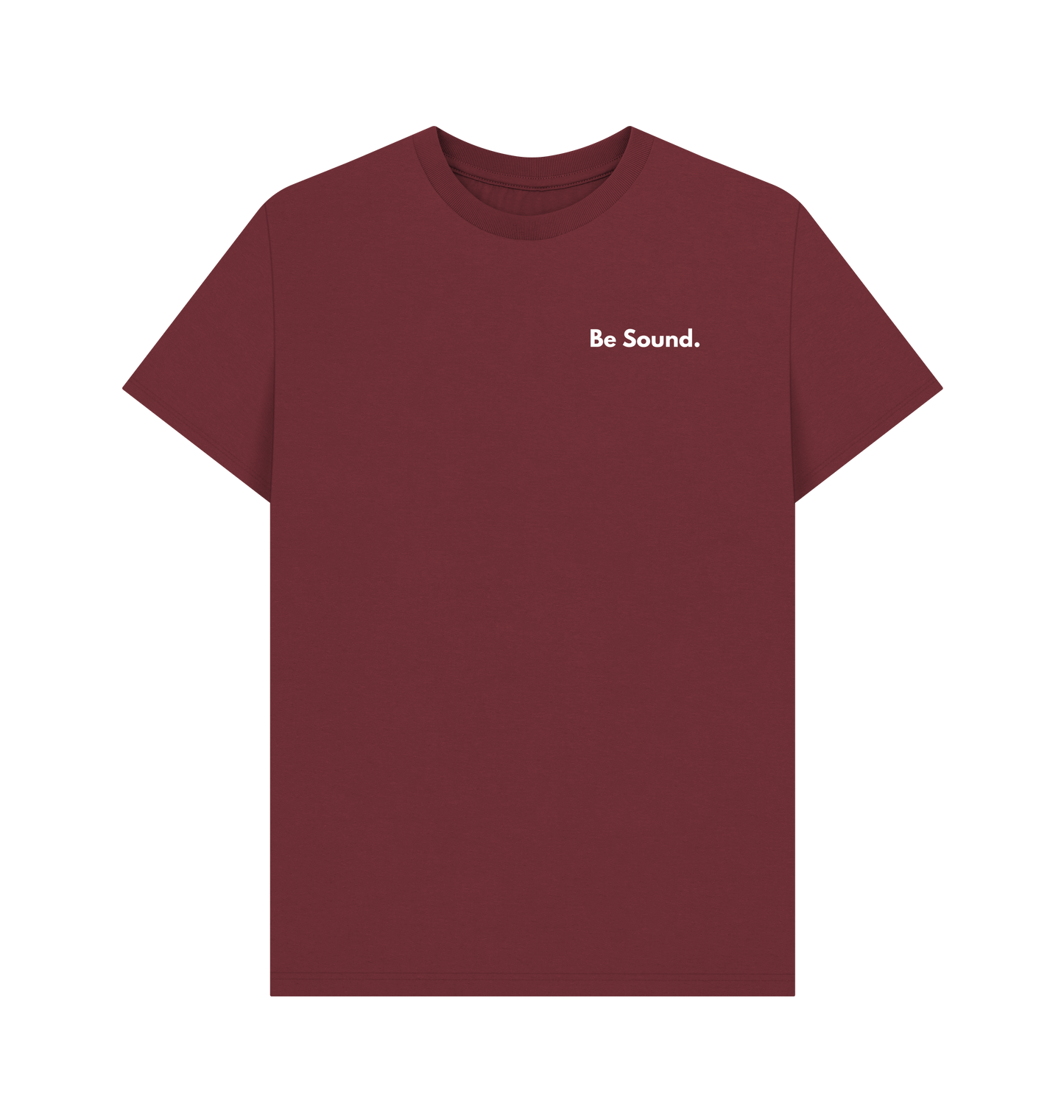 Red Wine Printed T-shirt Front
