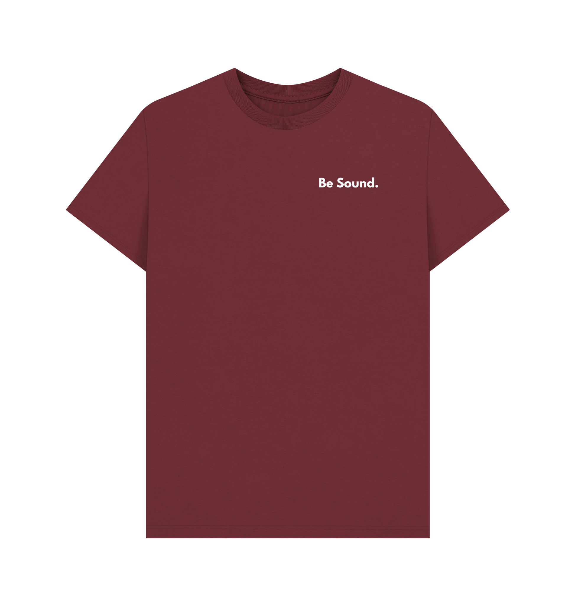 Red Wine Printed T-shirt Front