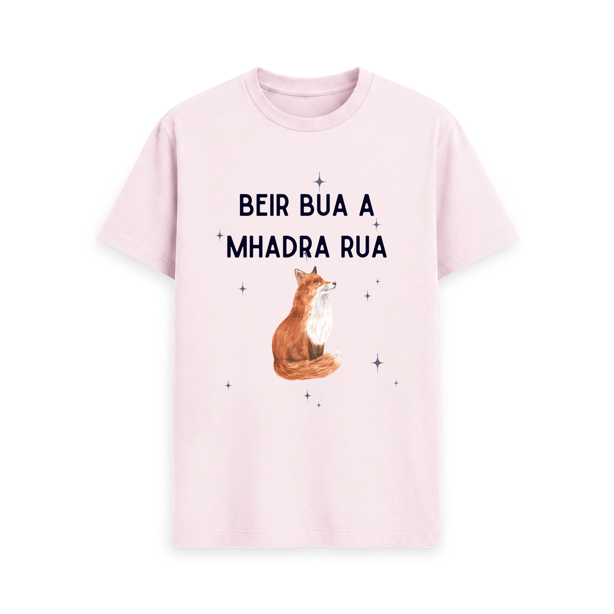 Pink Printed T-shirt Front