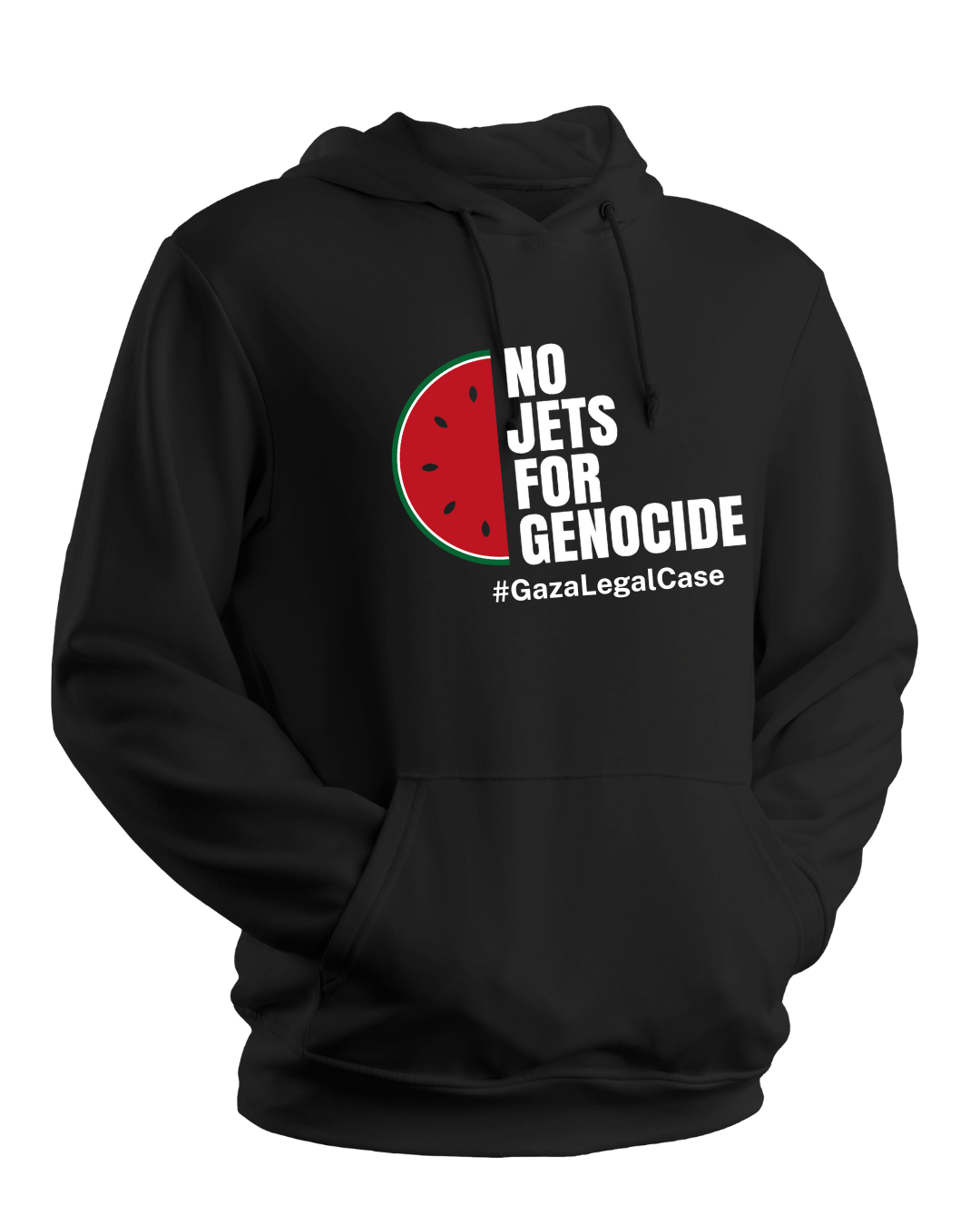 No Jets For Genocide Hoodie. Dark colours
