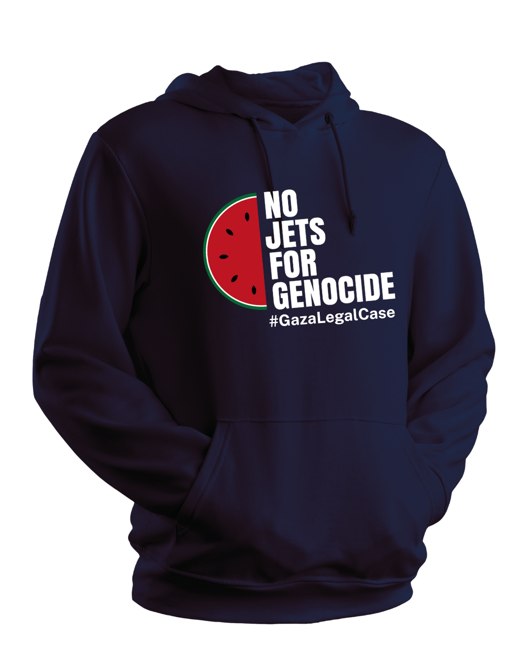 No Jets For Genocide Hoodie. Dark colours