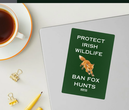 Protect Irish wildlife sticker