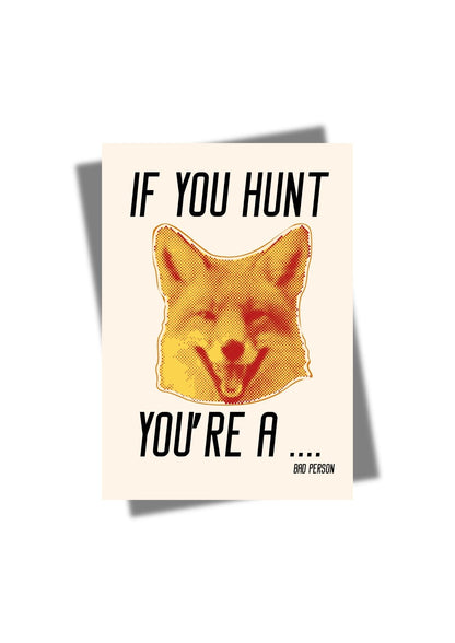 If you hunt sticker