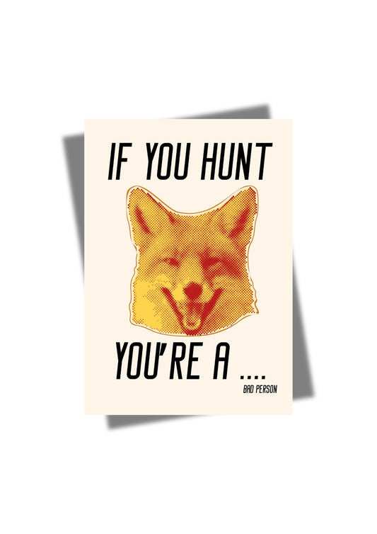 If you hunt sticker