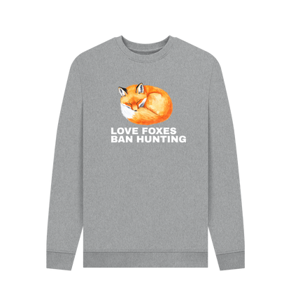 Light Heather Printed Sweater Front