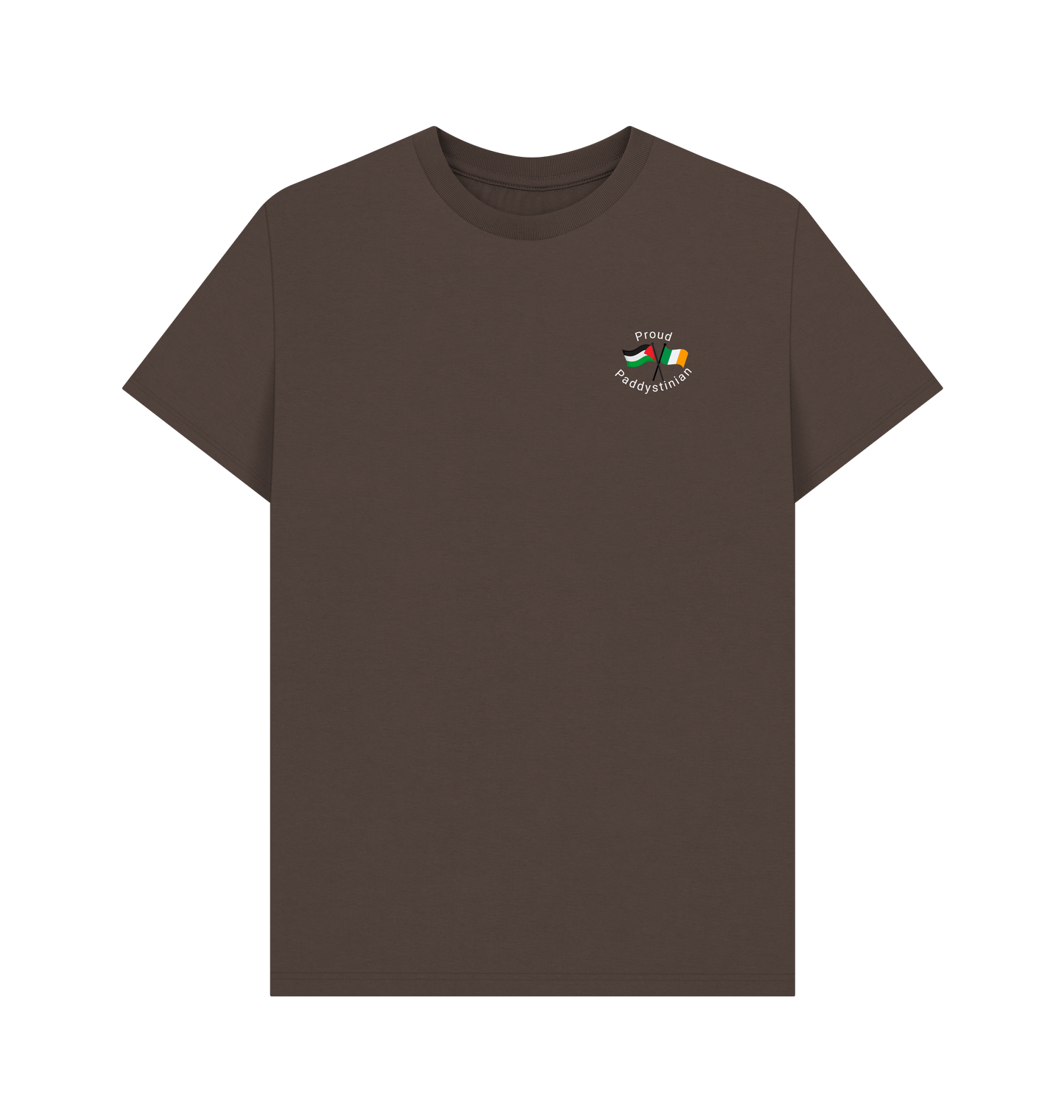 Chocolate Printed T-shirt Front