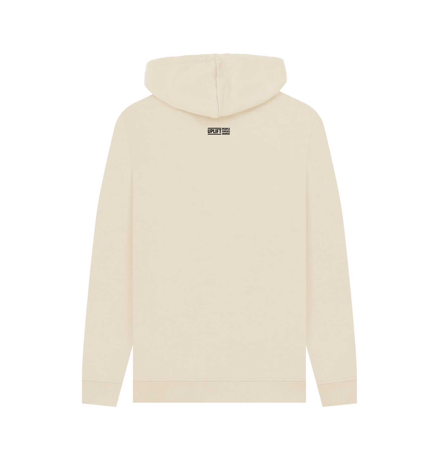 Oat Printed Hoody Back