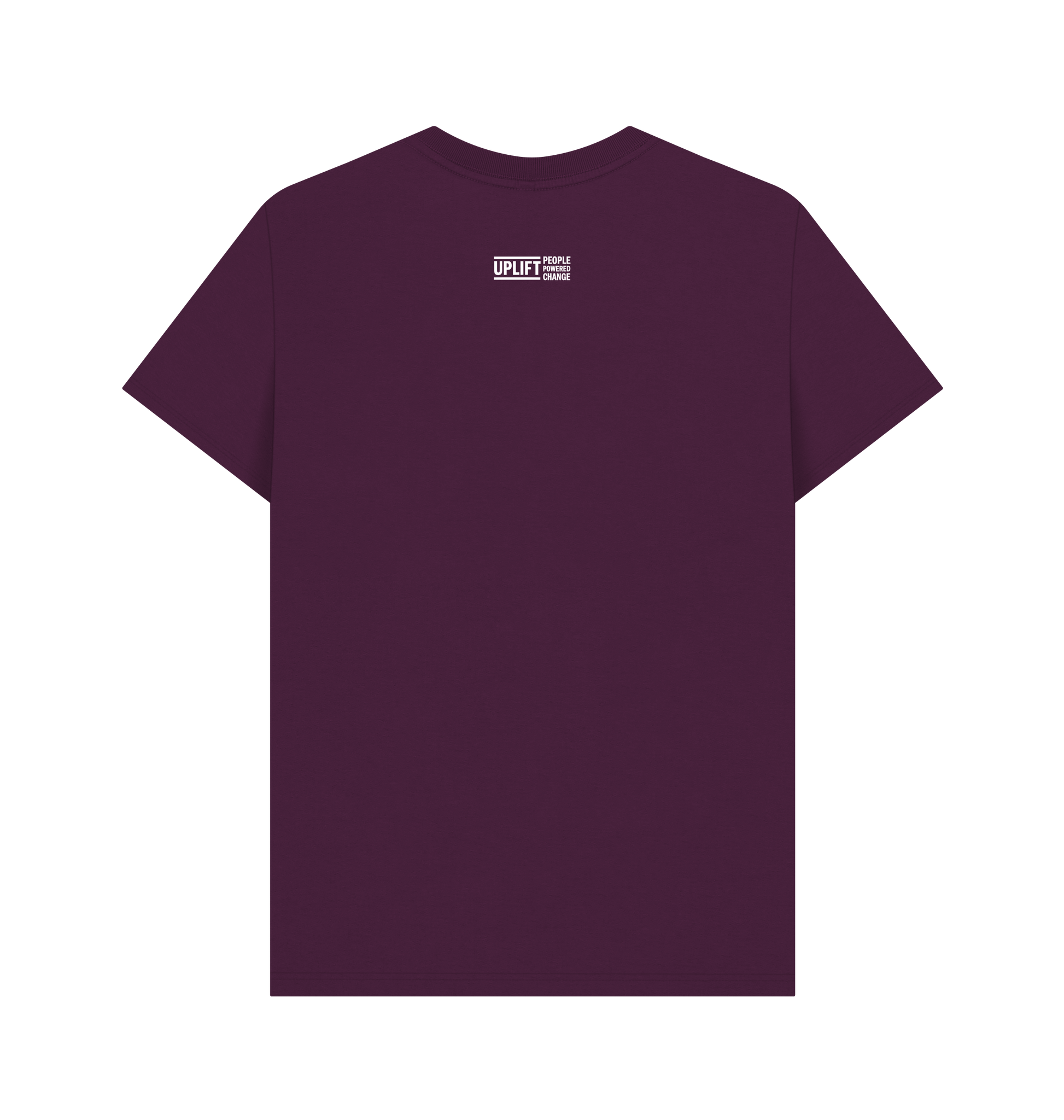 Purple Printed T-shirt Back