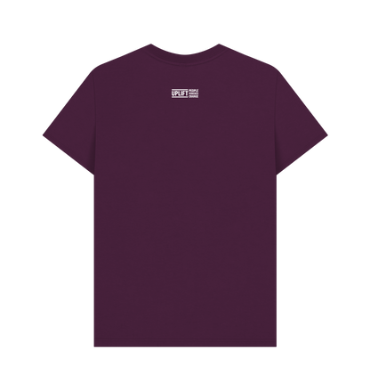 Purple Printed T-shirt Back