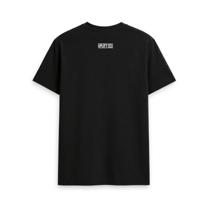 Black Printed T-shirt Back