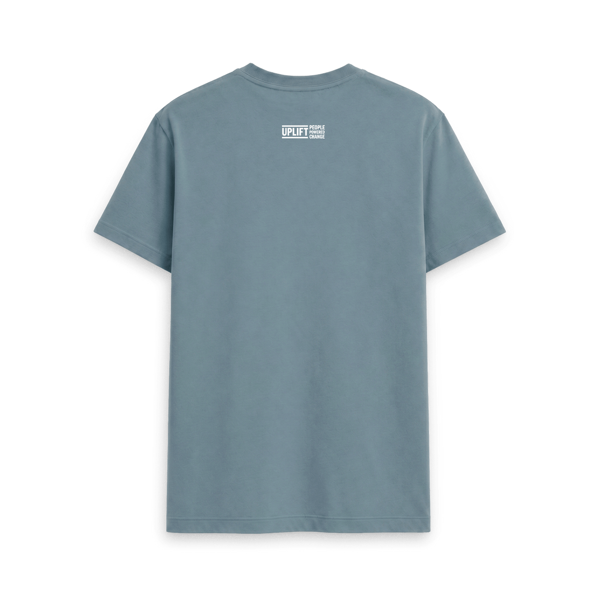 Stone Blue Printed T-shirt Back