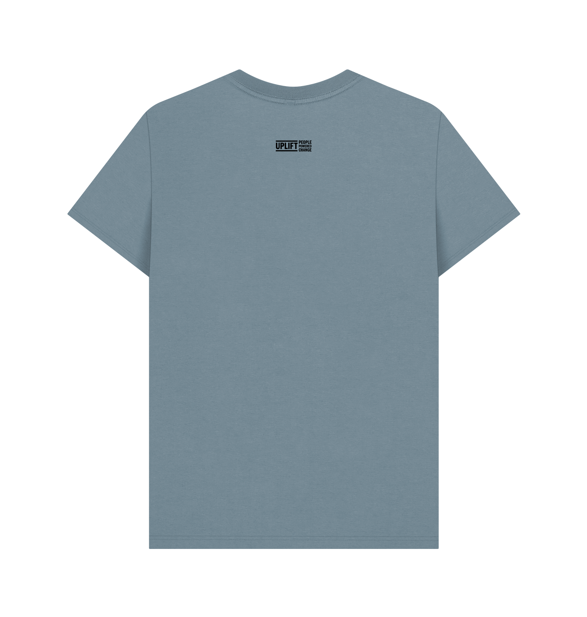 Stone Blue Printed T-shirt Back