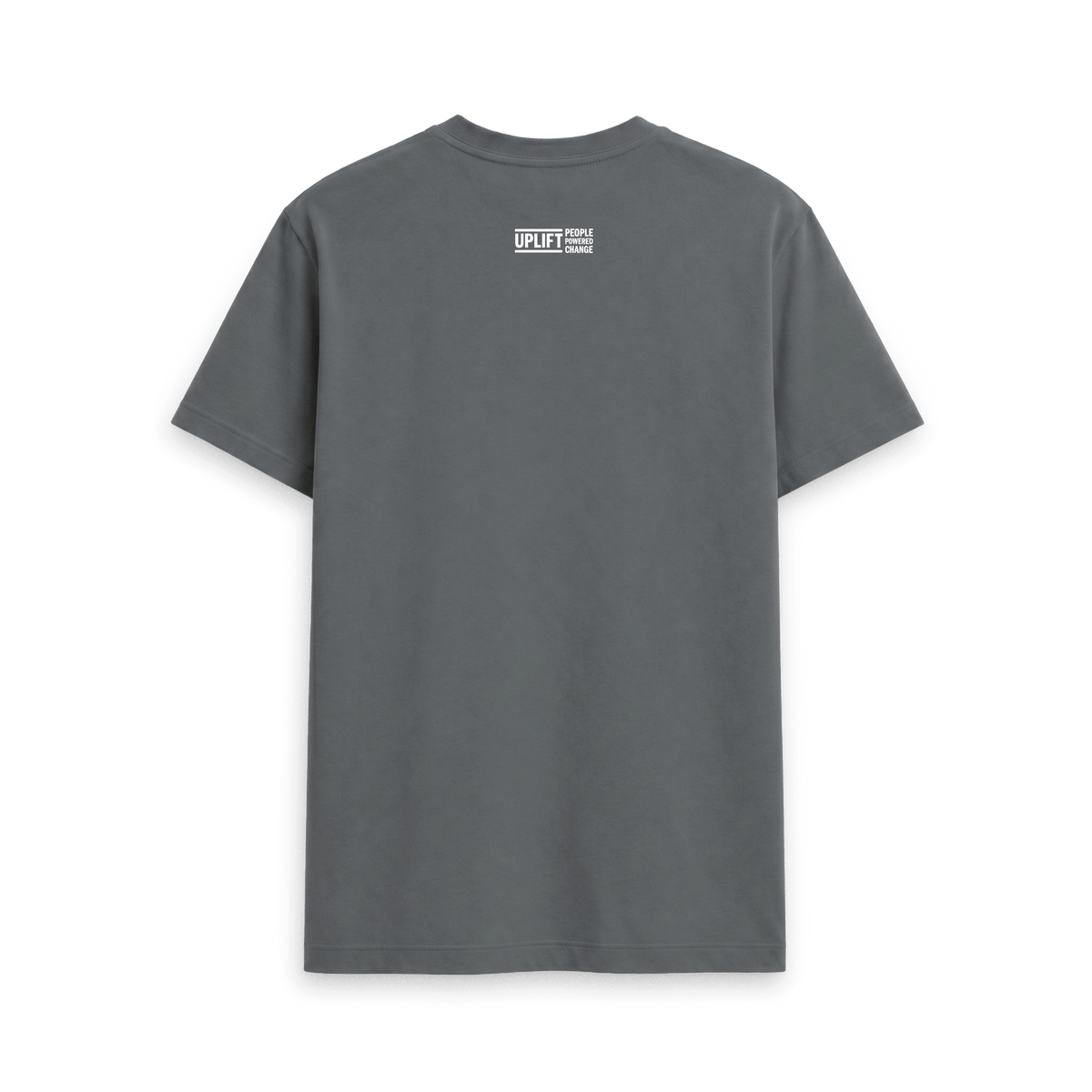 Slate Grey Printed T-shirt Back