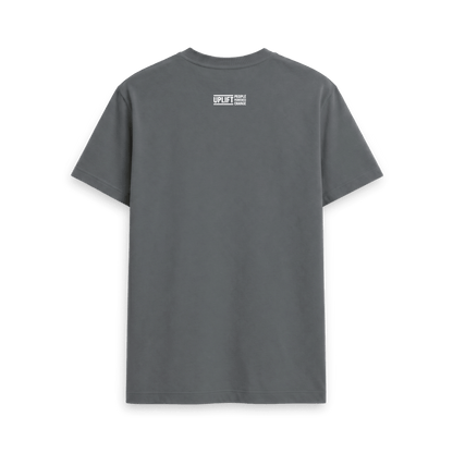 Slate Grey Printed T-shirt Back