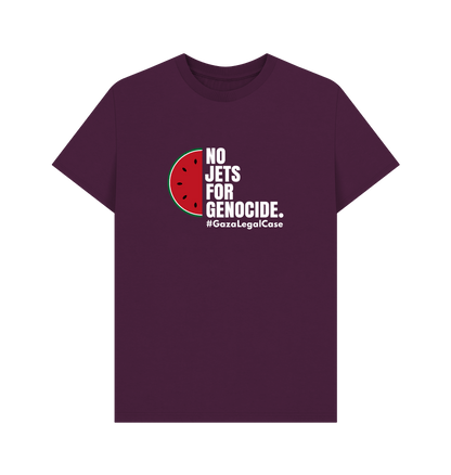 Purple Printed T-shirt Front