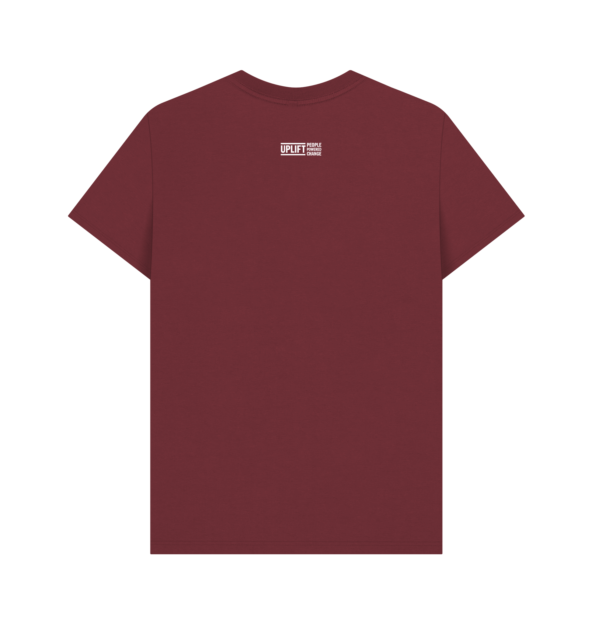 Red Wine Printed T-shirt Back