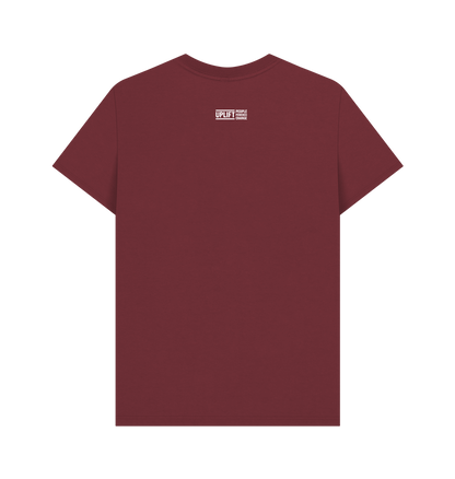Red Wine Printed T-shirt Back