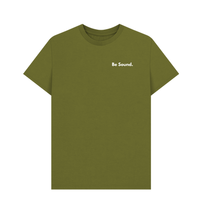 Moss Green Printed T-shirt Front