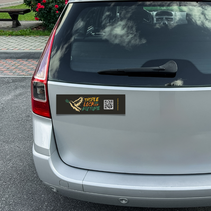 Triple Lock our Future Car Sticker