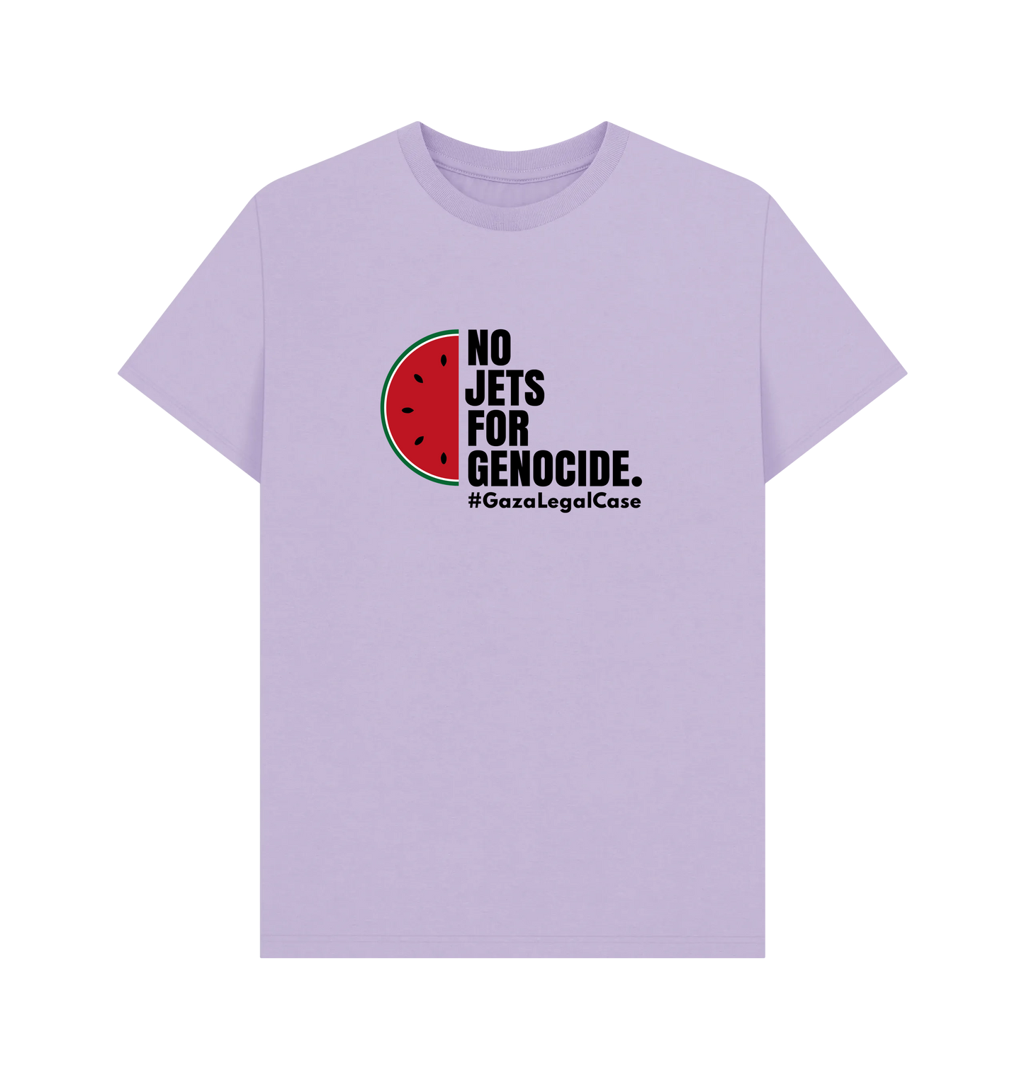 Lilac Printed T-shirt Front